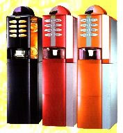 Kaffeeautomat Kaffeautomaten Kaffeemaschine Kaffeemaschinen Hei&szlig;getr&auml;nkeautomat Hei&szlig;getr&auml;nkeautomaten COLIBRI schwarz rot gelb